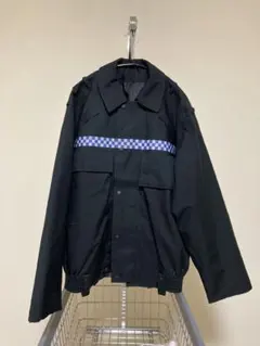 イギリス警察 WINDPROOF POLICE チェッカー柄　ナイロンジャケット