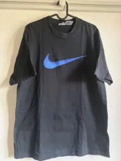 nike 90s USA製T-shirtセンターロゴ 短丈 円堂守着用 ブラック - メルカリ