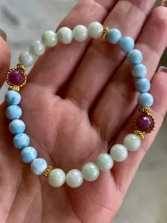 ラリマーブレスレット