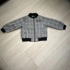グレー系チェック ジャケット 130cm