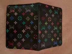 本物Louis Vuitton モノグラム・マルチカラー カードケースブラック