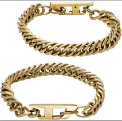 DIESEL ディーゼル ブレスレット ゴールド