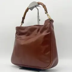 希少カラー✨グッチ バンブー トートバッグ 2way ビジネス 肩掛け