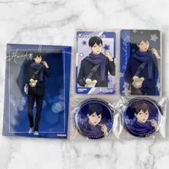 ハイキュー　コスモワールド　影山飛雄　缶バッジ　カード　特典　５点セット