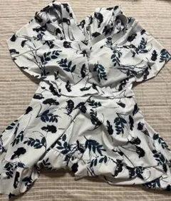TeddyShop 水着　XXL ブルーリーフ　体型カバーのサムネイル