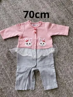 ミキハウス 70cm ロンパース