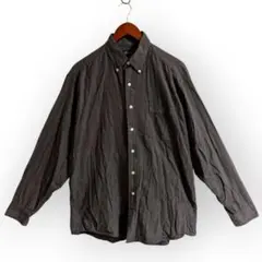 良品 Brooks Brothers チェック柄 ボタンダウンシャツ Lおでかけ