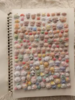 正規品 コットンパフィシール プチドロップステッカー シール帳