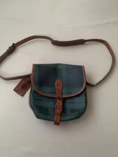 ラルフローレン　チェック　美品　ショルダーバッグ　フラップ