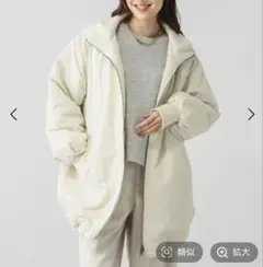 新品　GLOBAL WORK 洗えるスタンドミドルブルゾン