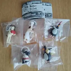 ウォレスとグルミット　めじるしアクセサリー5点おまとめ売り　セミコンプリート