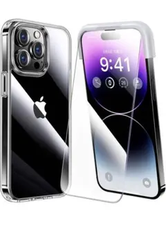 iPhone 14 pro max 用 フィルム付きケース　6.7インチ