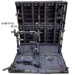 ガンプラ ジオラマ ベース (A+B+F+G+J+Kセット) 格納庫 基地 - メルカリ
