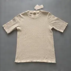 【新品・タグ付き】innoce 半袖カットソー Mサイズ