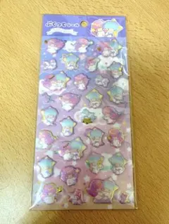 ぷくっとシール サンリオ リトルツインスターズ