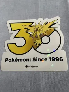 韓国限定 ポケモン ポップアップ 30周年ステッカー サンダース - メルカリ