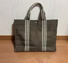 トートバッグ　カーキ　白　ホワイト　大容量　 キャンバス