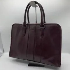 COACH コーチ レザー ブリーフケース ビジネスバッグ A4収納可能