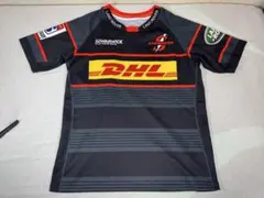 ラグビー 選手仕様ジャージ 南アフリカ シャークス サイズL 新品 オールブラックス 25/26 サポーターホームジャージ