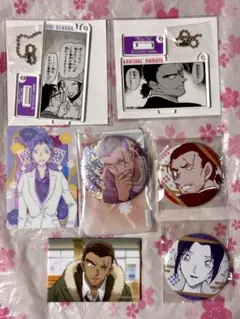 名探偵コナン　大和勘助　上原由衣　缶バッジ　アクリルキーホルダー　まとめ売り