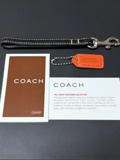 ※2点セットコーチ COACH レザーストラップ＆レザータグ
