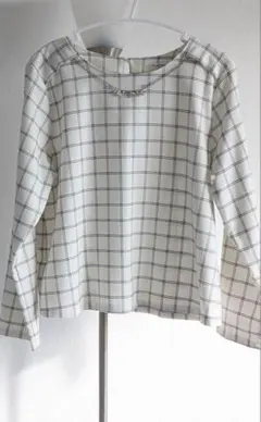 チェック柄長袖シャツ Honeys