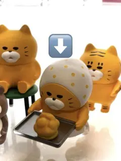 【新品1つ】ノラネコぐんだん フィギュア ねこ パンを運ぶねこ　KENELE