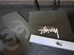 【ミニバッグ・ギフトBOX付】Stüssy ロゴ入り ／ 銀色マジックペン
