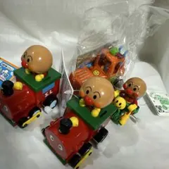 アンパンマン 動く列車おもちゃ 2台セット