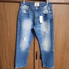 【新品】Emsexcite ダメージ加工 デニム Ｌのサムネイル