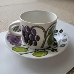 美品★アラビア★パラティッシパープル★ティーカップ&ソーサー