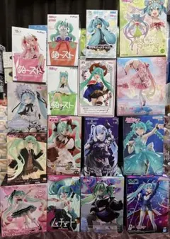 初音ミク プライズフィギュア 18体セット - メルカリ