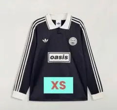 adidas oasis ポロシャツ XS 黒 ADIDAS x Oasis】Tour Jacquard Jersey Black - US Sizing (adidas