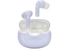 エレコム 完全ワイヤレスイヤホン LBT-TWS15PU（パープル）