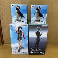 エヴァンゲリオン 一番くじC賞 D賞 E賞×2 フィギュアセット