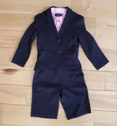 値下げ　COMME CA ISM ブラック スーツ 120A