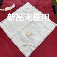JILLSTUART 刺繍ハンカチ ホワイト