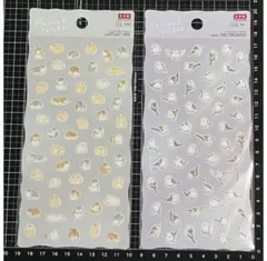 セット売り　シマエナガ　ハムスター　シール　計２枚