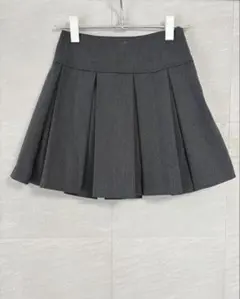 Heather プリーツスカート グレー Sサイズのサムネイル