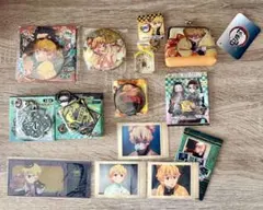鬼滅の刃　我妻善逸　缶バッジ　キーホルダー　ぱしゃこれ