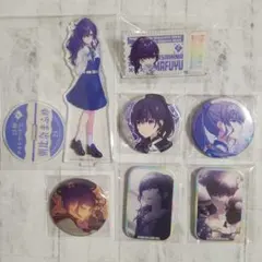 プロセカ　朝比奈まふゆ　グリッター　スクエア缶バッジ　アクスタ　まとめ売り
