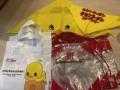 カップヌードルミュージアム　ひよこちゃんバンダナ✖️4 、ショッパー✖️4、他