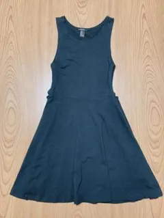 Forever21 サイドレースアップワンピース 黒