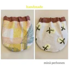 ハンドメイド❀　バネ口ポーチ♪　ミナペルホネン