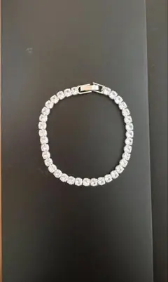 特別オークション！モアサナイトテニスチェーンブレスレット