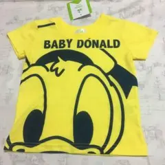 80 ディズニー ドナルド 半袖シャツ