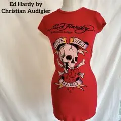 Ed Hardy エドハーディータイトワンピース y2kギャル平成archive