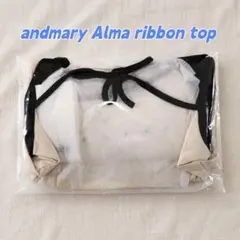 andmary アンドマリー Alma ribbon top トップス 新品 - メルカリ