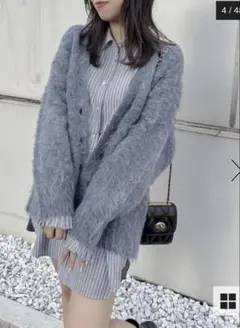 dazzlin シャギーニットカーディガンのサムネイル