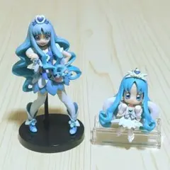 キュアマリン ハーフエイジガールズ フィギュア マスコット 2体セット